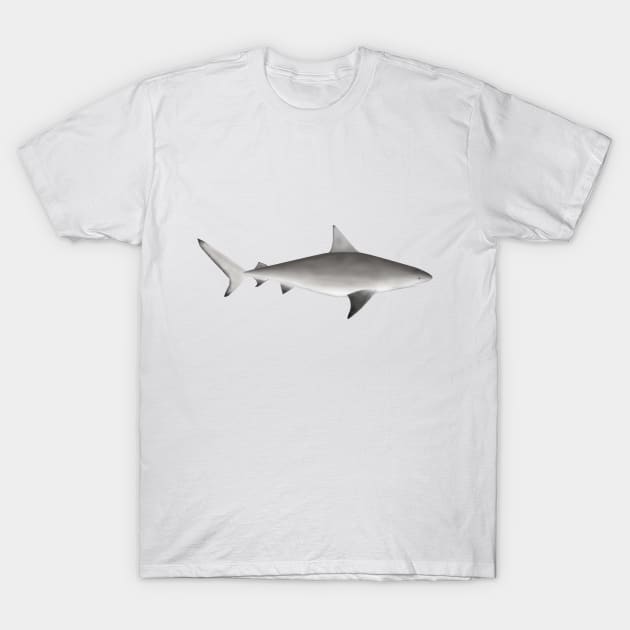 Bull Shark T-Shirt by FishFolkArt